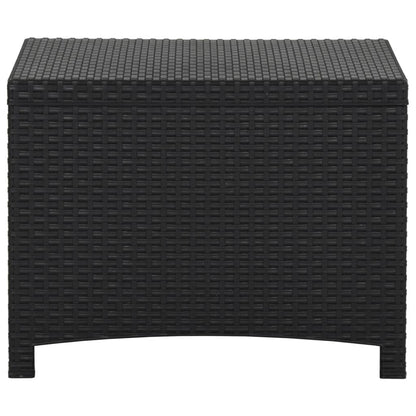 Baule da Giardino 60x54x41 cm in Rattan PP Grafite