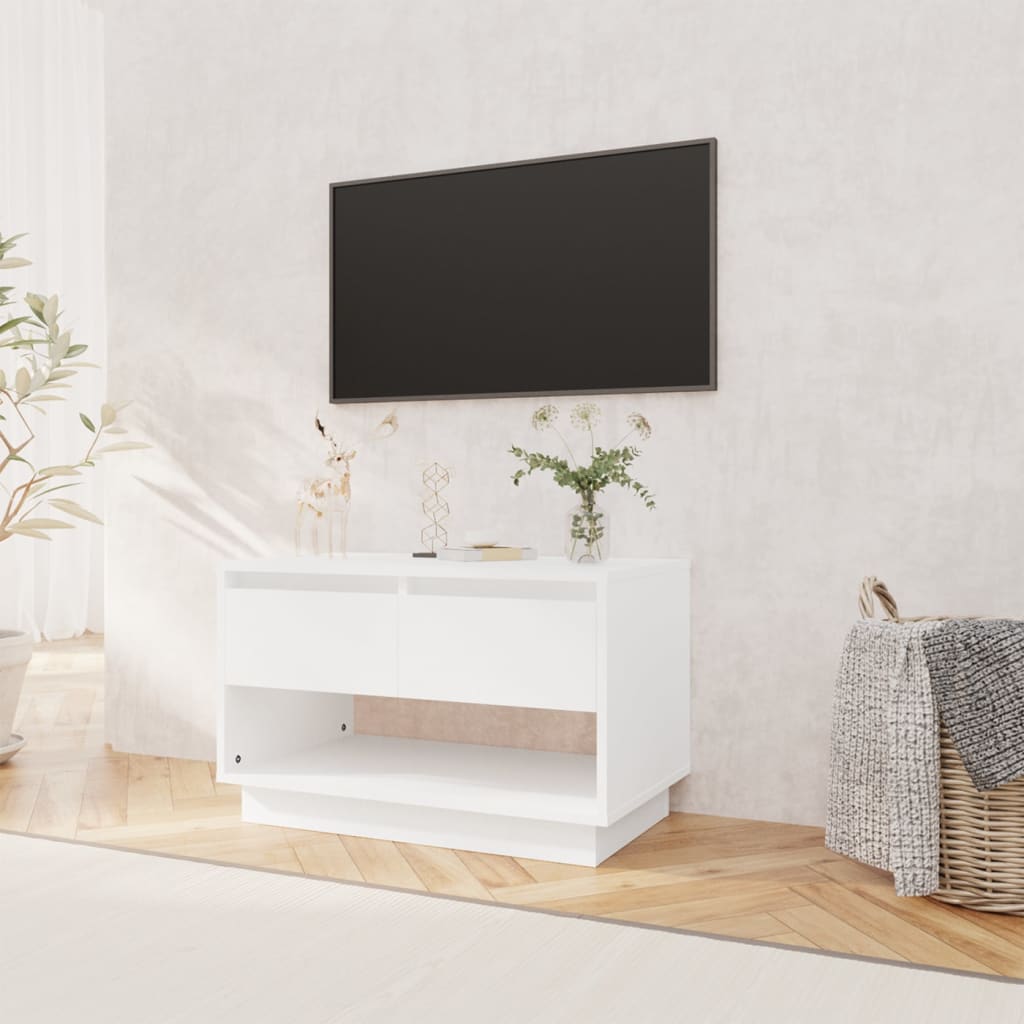 Mobile TV Bianco 70x41x44 cm in Truciolato
