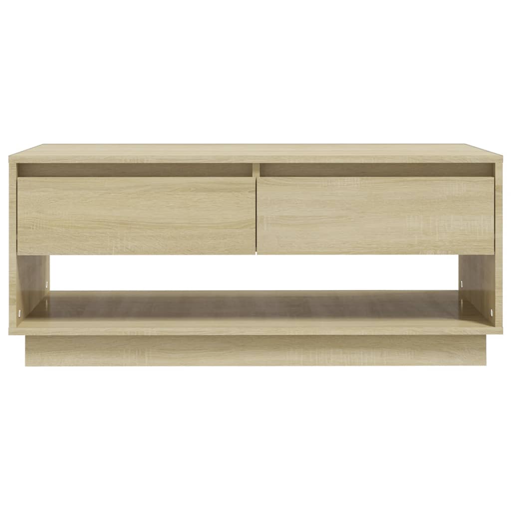 Tavolino da Salotto Rovere Sonoma 102,5x55x44 cm in Truciolato