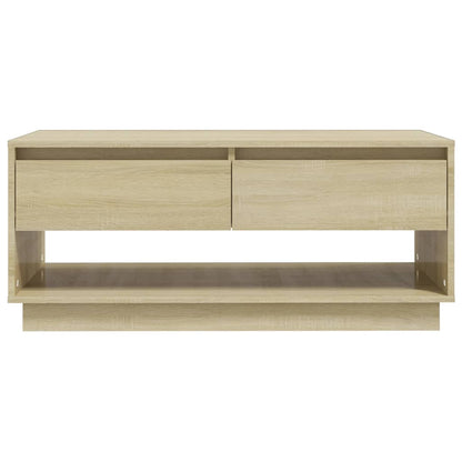 Tavolino da Salotto Rovere Sonoma 102,5x55x44 cm in Truciolato