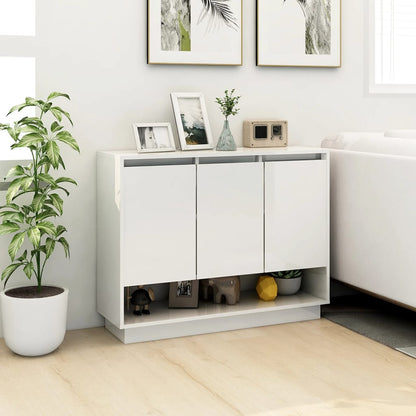 Credenza Bianca 97x31x75 cm in Truciolato