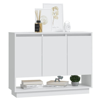Credenza Bianca 97x31x75 cm in Truciolato