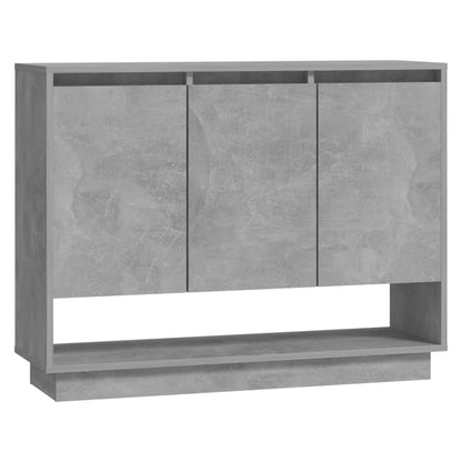 Credenza Grigio Cemento 97x31x75 cm in Truciolato