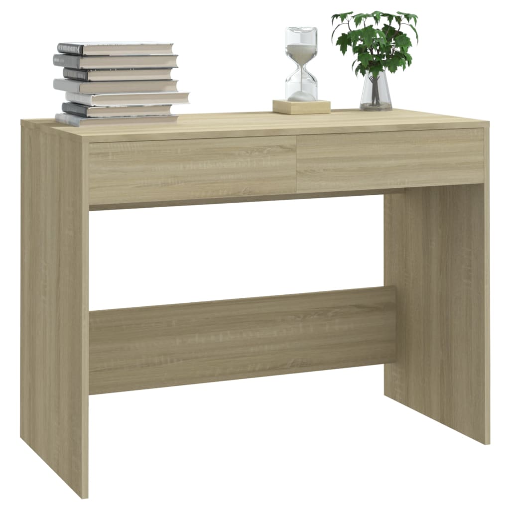 Scrivania Rovere Sonoma 101x50x76,5 cm in Truciolato