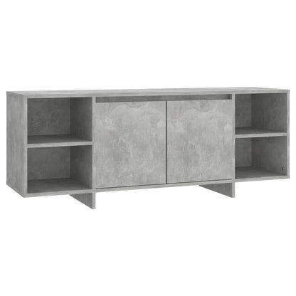 Mobile TV Grigio Cemento 130x35x50 cm in Truciolato
