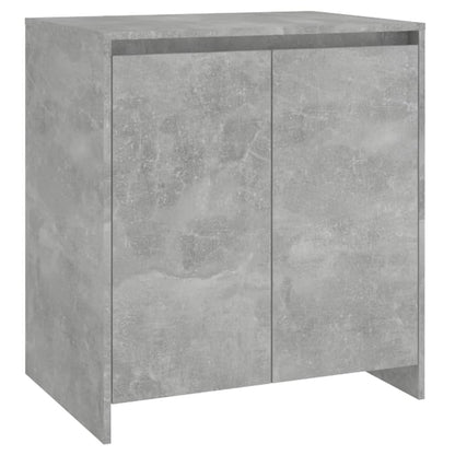 Credenza Grigio Cemento 70x41x75 cm in Legno Multistrato
