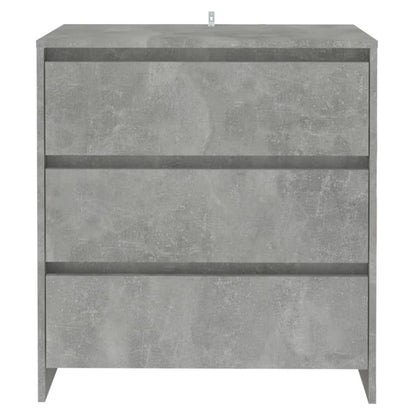 Credenza Grigio Cemento 70x41x75 cm in Truciolato