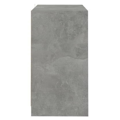 Credenza Grigio Cemento 70x41x75 cm in Truciolato