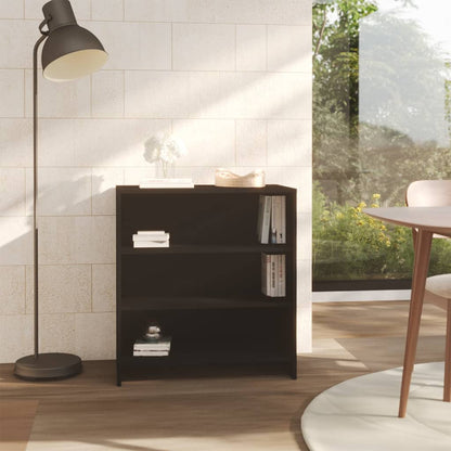 Credenza Nera 70x40,5x75 cm in Truciolato