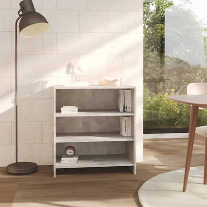 Credenza Grigio Cemento 70x40,5x75 cm in Truciolato