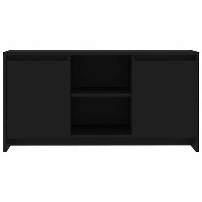 Mobile Porta TV Nero 102x37,5x52,5 cm in Truciolato