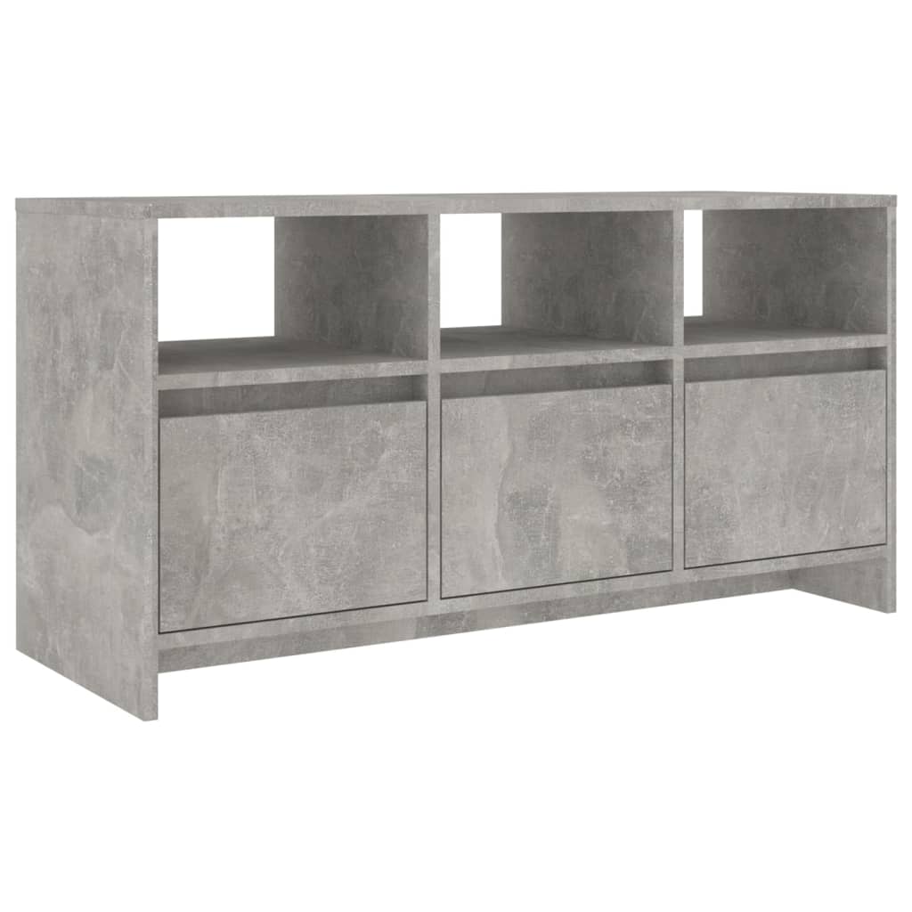Mobile Porta TV Grigio Cemento 102x37,5x52,5 cm in Truciolato