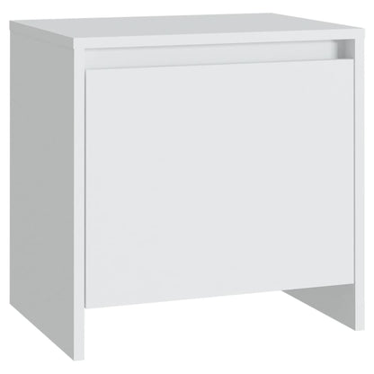 Comodino Bianco 45x34x44,5 cm in Truciolato
