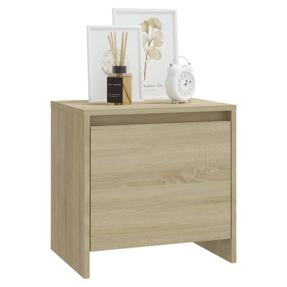 Comodino Rovere Sonoma 45x34x44,5 cm in Truciolato