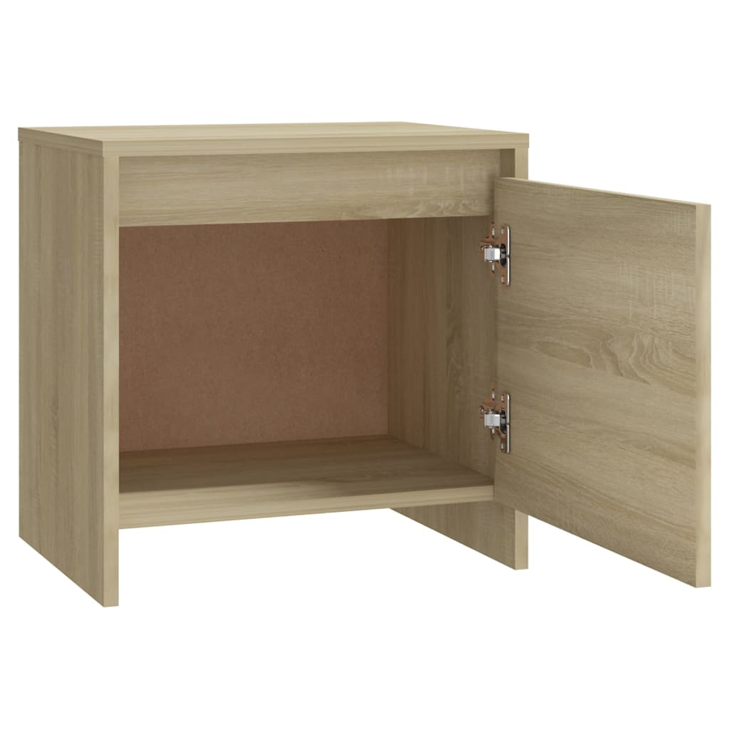 Comodino Rovere Sonoma 45x34x44,5 cm in Truciolato
