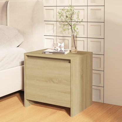 Comodino Rovere Sonoma 45x34x44,5 cm in Truciolato