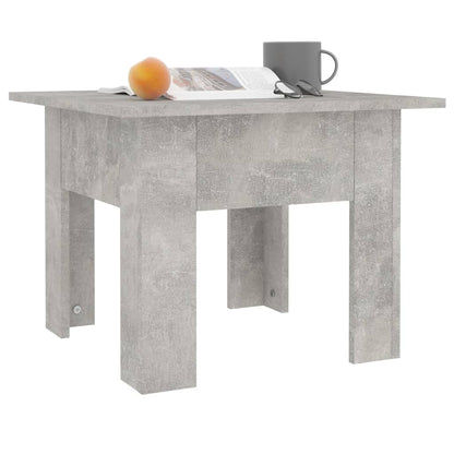 Tavolino da CaffÃ¨ Grigio Cemento 55x55x42 cm in Truciolato