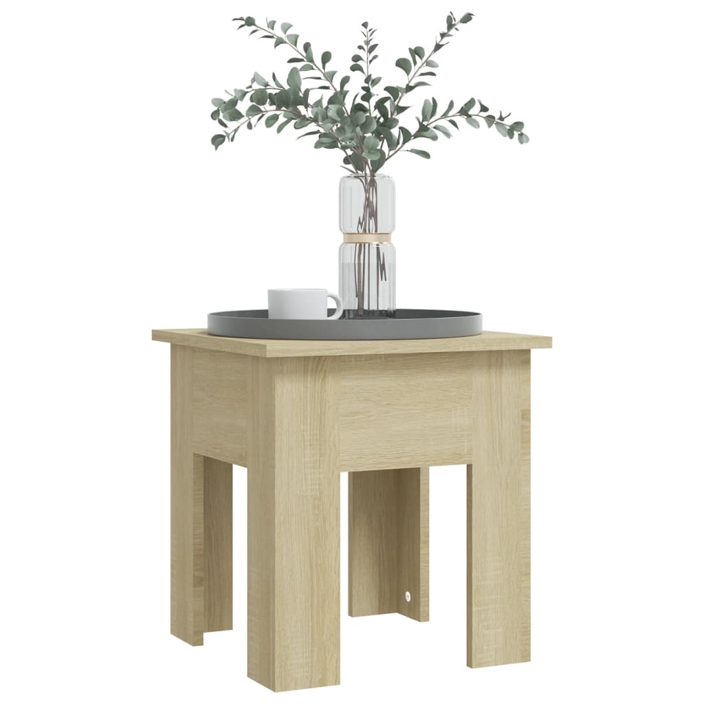Tavolino da Salotto Rovere Sonoma 40x40x42 cm in Truciolato