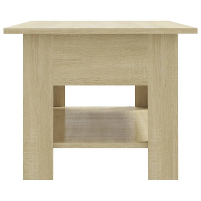 Tavolino da Salotto Rovere Sonoma 102x55x42 cm in Truciolato