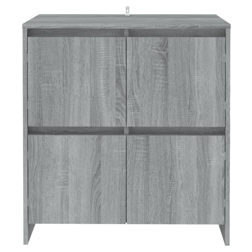 Credenza Grigio Sonoma 70x41x75 cm in Truciolato