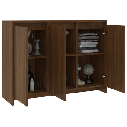 Credenza Rovere Marrone 102x33x75 cm in Truciolato