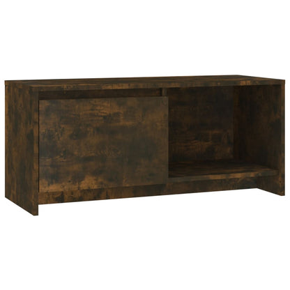 Mobile Porta TV Rovere Fumo 90x35x40 cm in Truciolato