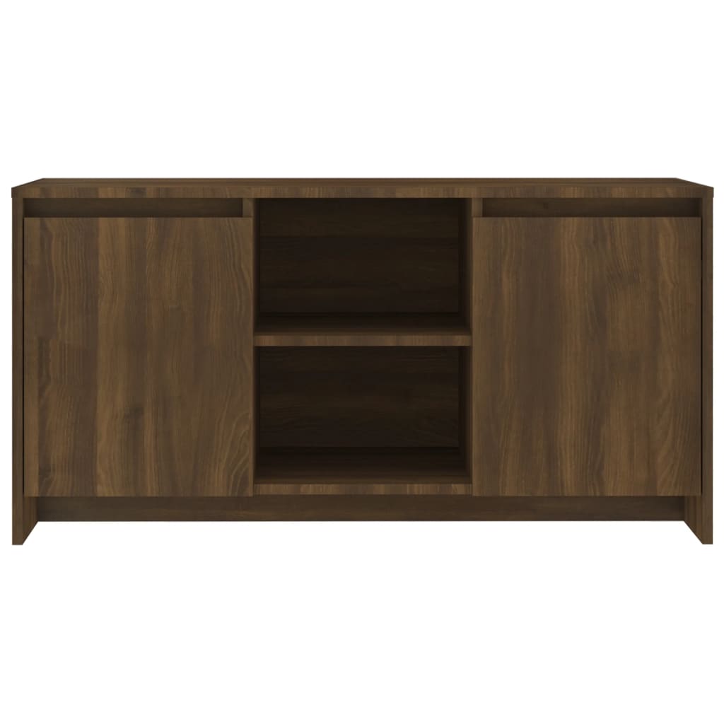 Mobile Porta TV Rovere Marrone 102x37,5x52,5 cm in Truciolato