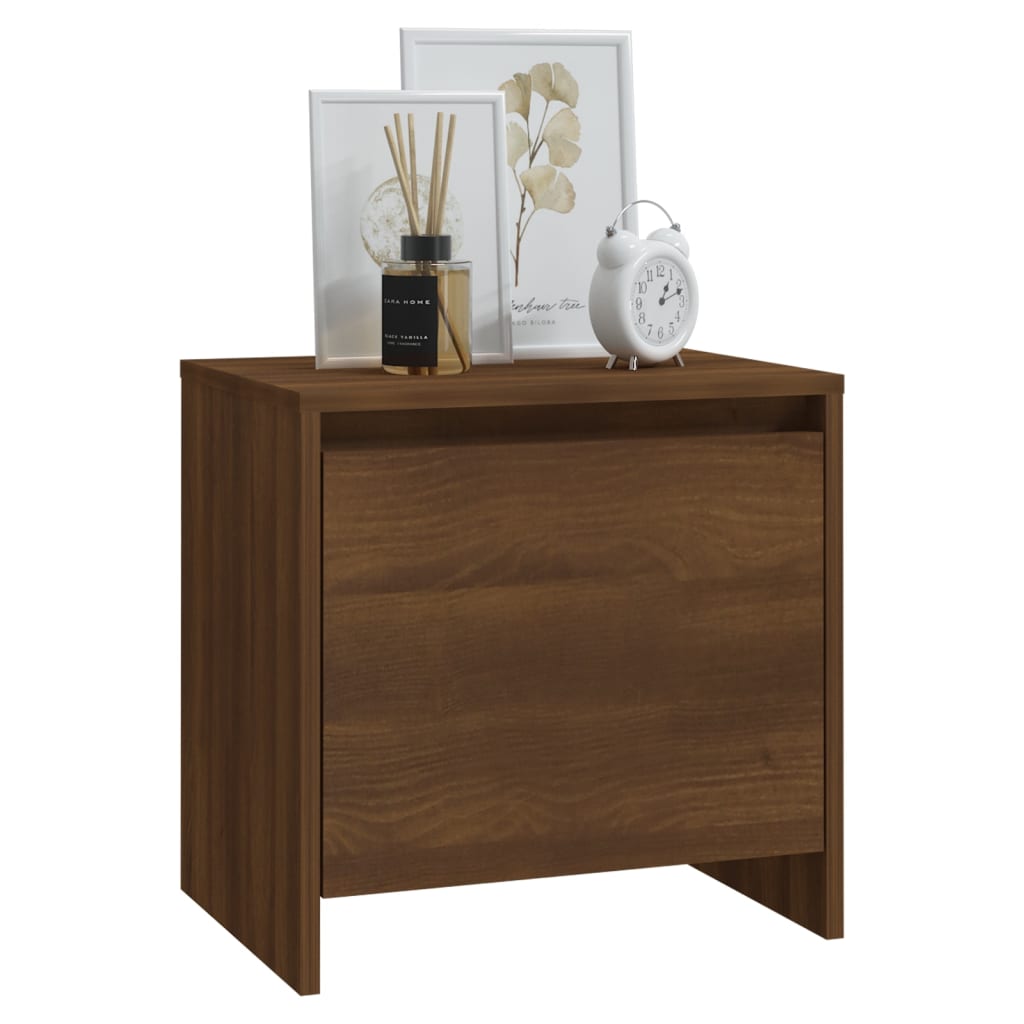 Comodini 2 pz Marrone Sonoma 45x34x44,5 cm in Truciolato