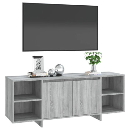 Mobile Porta TV Grigio Sonoma 130x35x50 cm in Truciolato