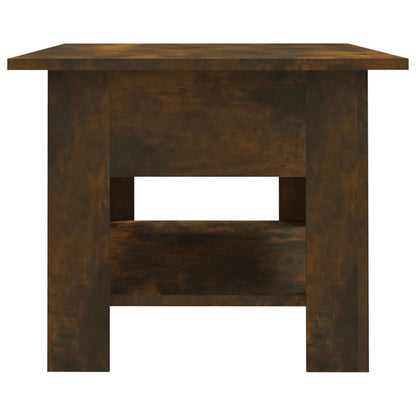 Tavolino da Salotto Rovere Fumo 102x55x42 cm in Truciolato