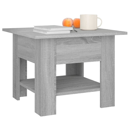 Tavolino da Salotto Grigio Sonoma 55x55x42 cm in Truciolato