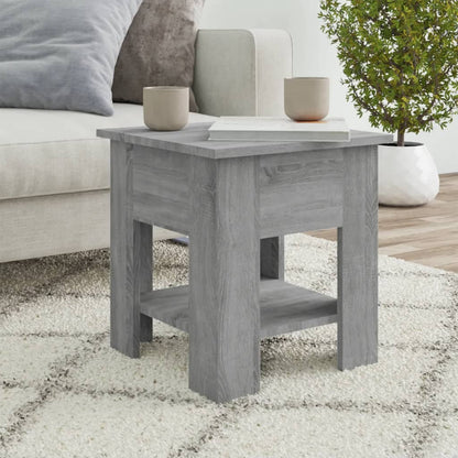 Tavolino da Salotto Grigio Sonoma 40x40x42 cm Legno Multistrato
