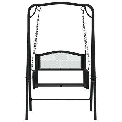 Dondolo 124 cm in Acciaio Nero