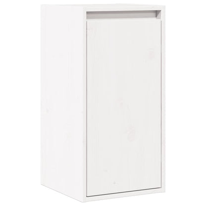Pensile Bianco 30x30x100 cm in Legno Massello di Pino