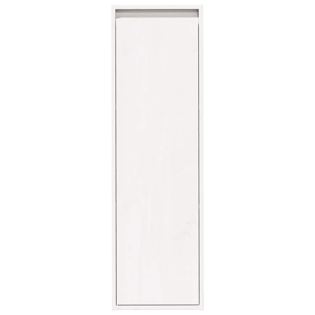 Pensile Bianco 30x30x100 cm in Legno Massello di Pino