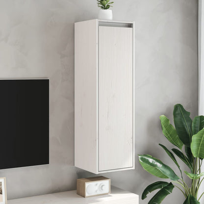 Pensili Bianchi 2 pz 30x30x100 cm in Legno Massello di Pino