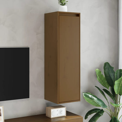 Pensili ambra 2 pz 30x30x100 cm in Legno Massello di Pino