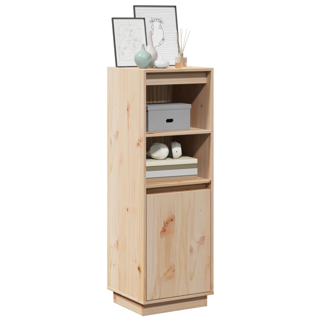 Credenza 37x34x110 cm in Legno Massello di Pino