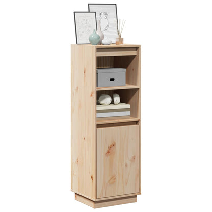 Credenza 37x34x110 cm in Legno Massello di Pino