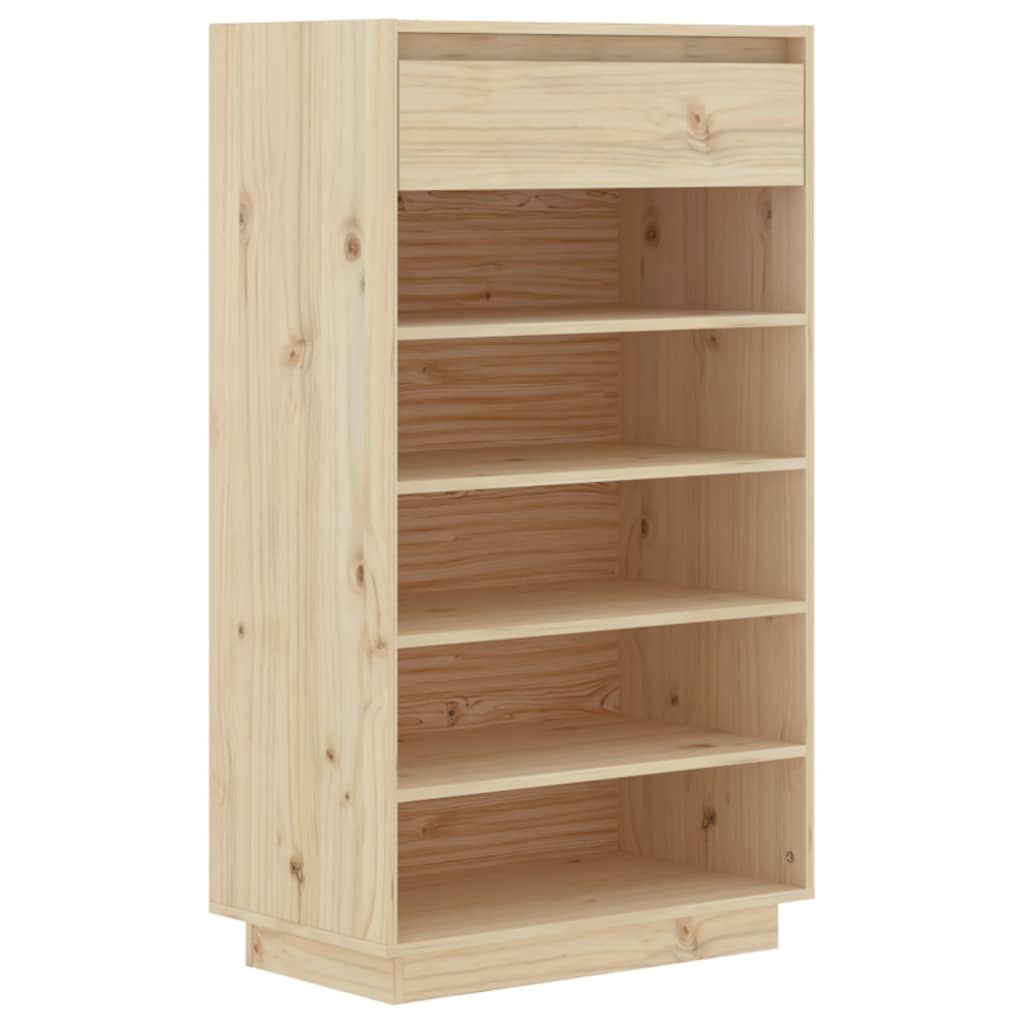 Scarpiera 60x34x105 cm in Legno Massello di Pino