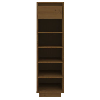 Scarpiera ambra 30x34x105 cm in Legno Massello di Pino