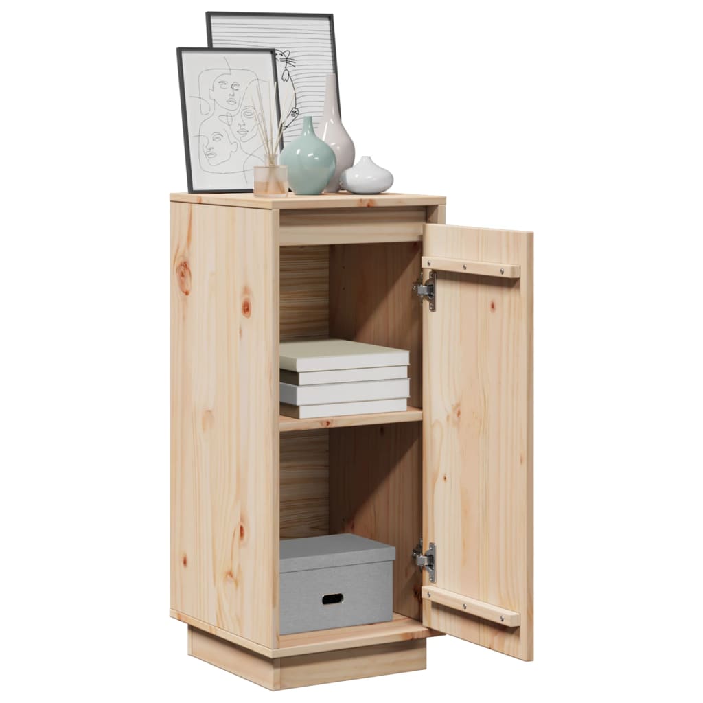 Credenza 31,5x34x75 cm in Legno Massello di Pino
