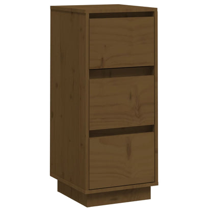 Credenza Marrone Ambra 32x34x75 cm in Legno Massello di Pino