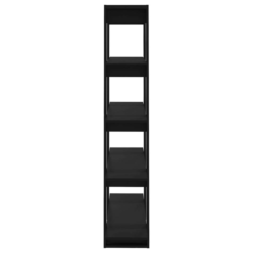Libreria/Divisorio Nero 100x30x160 cm