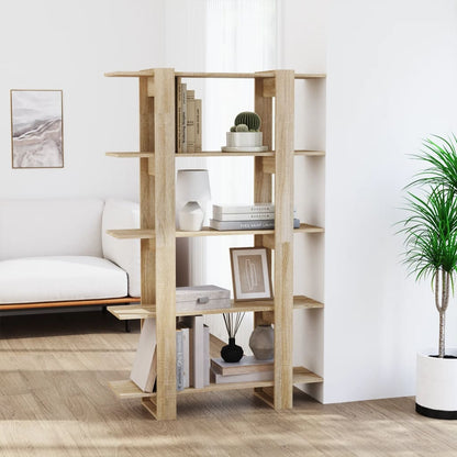 Libreria/Divisorio Rovere Sonoma 100x30x160 cm