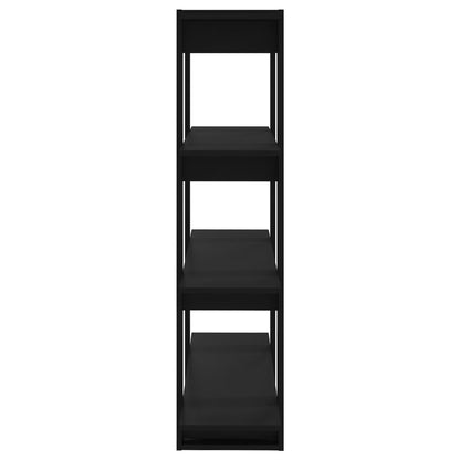 Libreria/Divisorio Nero 100x30x123,5 cm