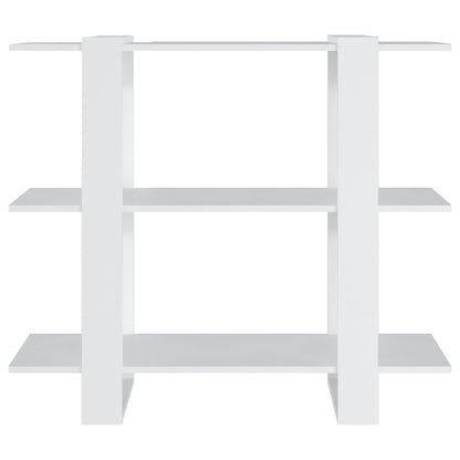 Libreria/Divisorio Bianco 100x30x87 cm