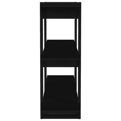 Libreria/Divisorio Nero 100x30x87 cm