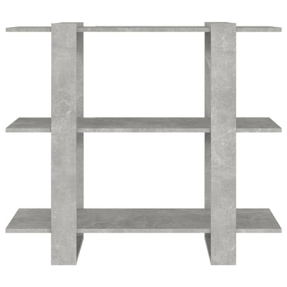 Libreria/Divisorio Grigio Cemento 100x30x87 cm
