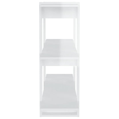 Libreria/Divisorio Bianco Lucido 100x30x87 cm